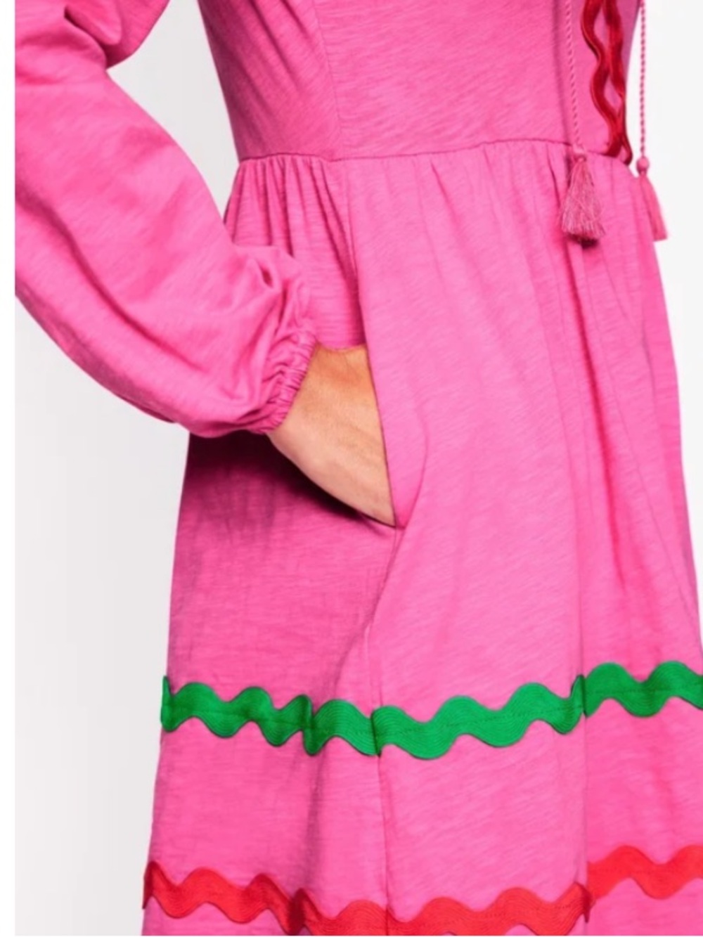 Boden Corinna Ric Rac Dress - Picture 2 of 12